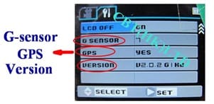 GS1000 Menu