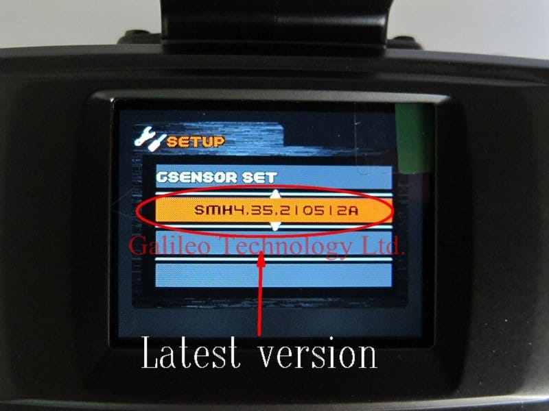 GS1000 Menu